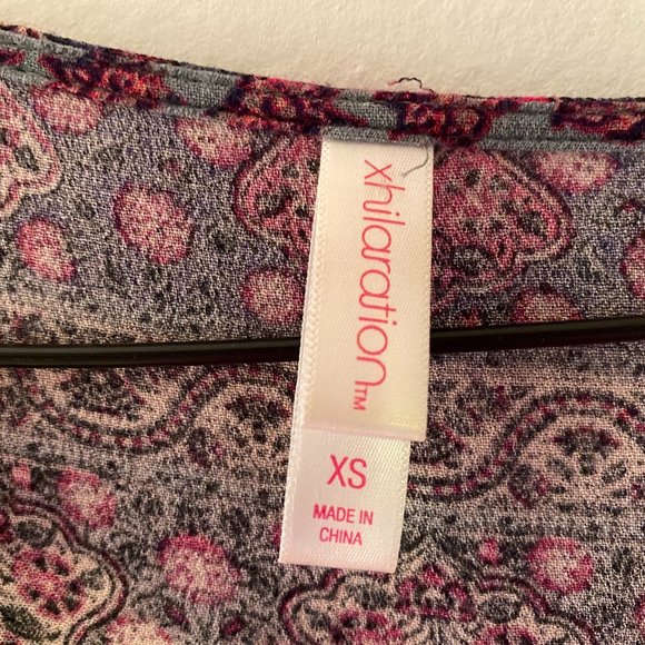 Long Sleeved Multi-coloured Mid-length Patterned Dress - Picture 4 of 10